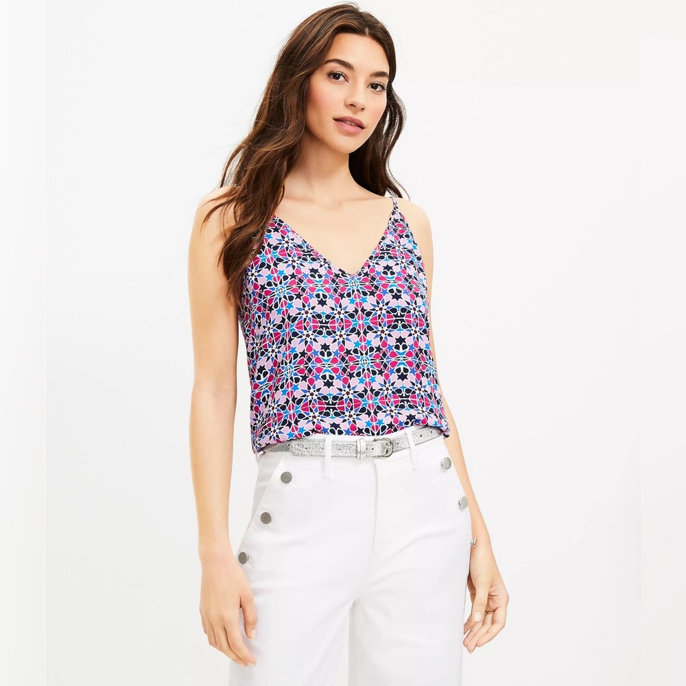 LOFT - Geo Double V Cami